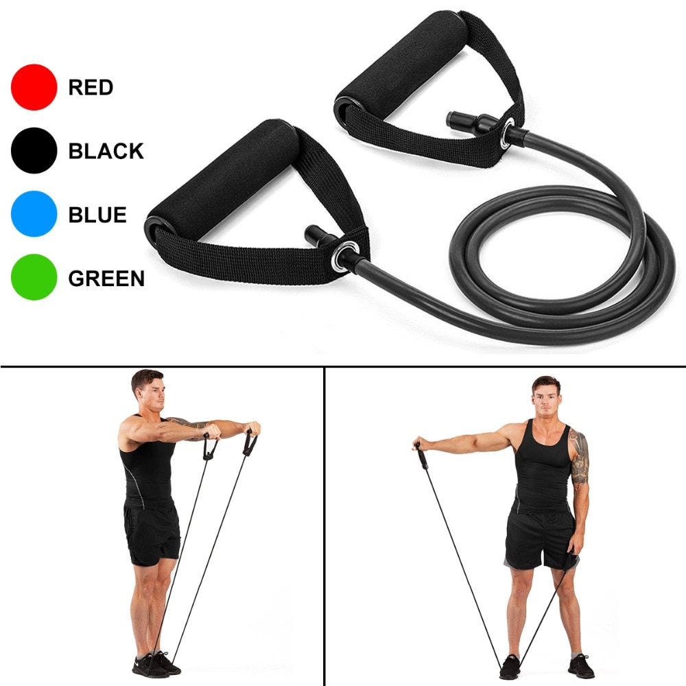 Details about   Resistance Bands Exercise Fitness Rubber Band Expander Elastic Bands For 